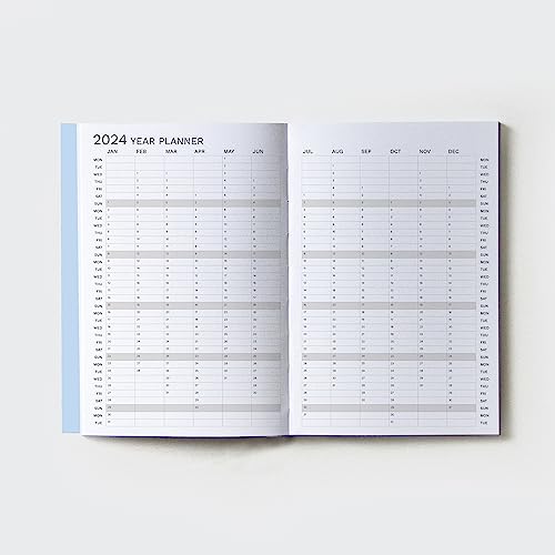 OD OCTÀGONDESIGN 2024 Small Monthly Planner Plus, blue - Image 4