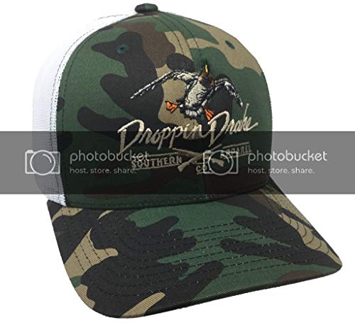 Image of Mallard Duck and Gun X Logo Mesh Back Trucker