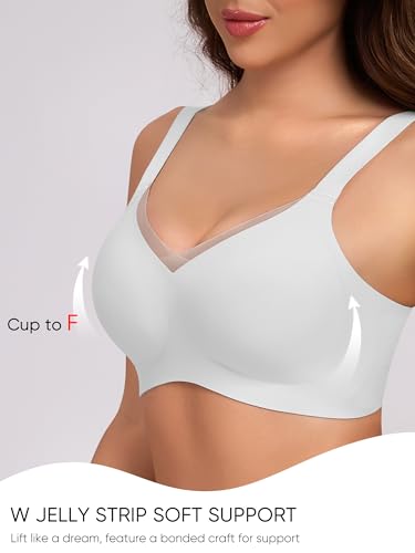 Image of Gailife Crossover Bras for Women No Underwire Wireless Bralettes Seamless Supportive T Shirt Everyday Bras