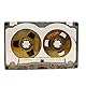 Kopinma Leer Kassette 55 Minuten, Reel to Reel Leere Tonbanddiskette Audiokassetten, Doppelseitig Metall Tonaufnahmeband mit Box, Leere Musikkassetten Banddiskette