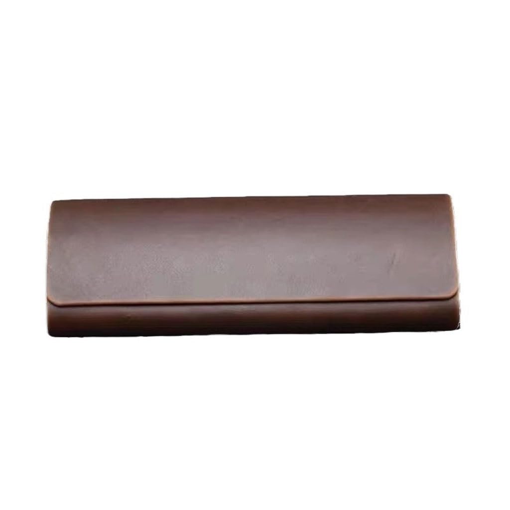 NEBE Sunglasses Case Handmade PU Leather Glasses Case Portable Storage Box Men And Women Sunglasses Sunglass Organizer
