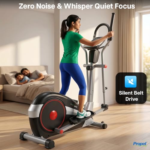 Image of Propel FitnessOne CX 83i Premium Elliptical Cross Trainer | Heavy-Duty 140 Kg Capacity | 14 Kg Flywheel | 15-Level Magnetic Resistance | 15 inch Performance Stride