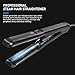 TOSAGE Hair Iron Steam Straightener, Professional Flat Iron Salon Ceramic Tourmaline Styler with Floating Plates for Hair Styling Curling, Straightener with Dual Voltage for All Hair Type