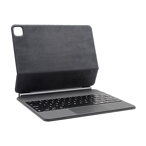 HUIOP Teclado mágico de Manzana Magic Keyboard Trackpad Multifuncional Conexión BT inalámbrica retroiluminada Batería de Larga duración Protección Total Adecuado para Teclado de 12,9 Pulgadas