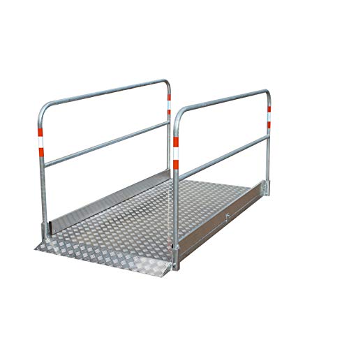 Preisvergleich Produktbild Alu-Grabenbrücke 2,20m lang, 1,00m (20271)