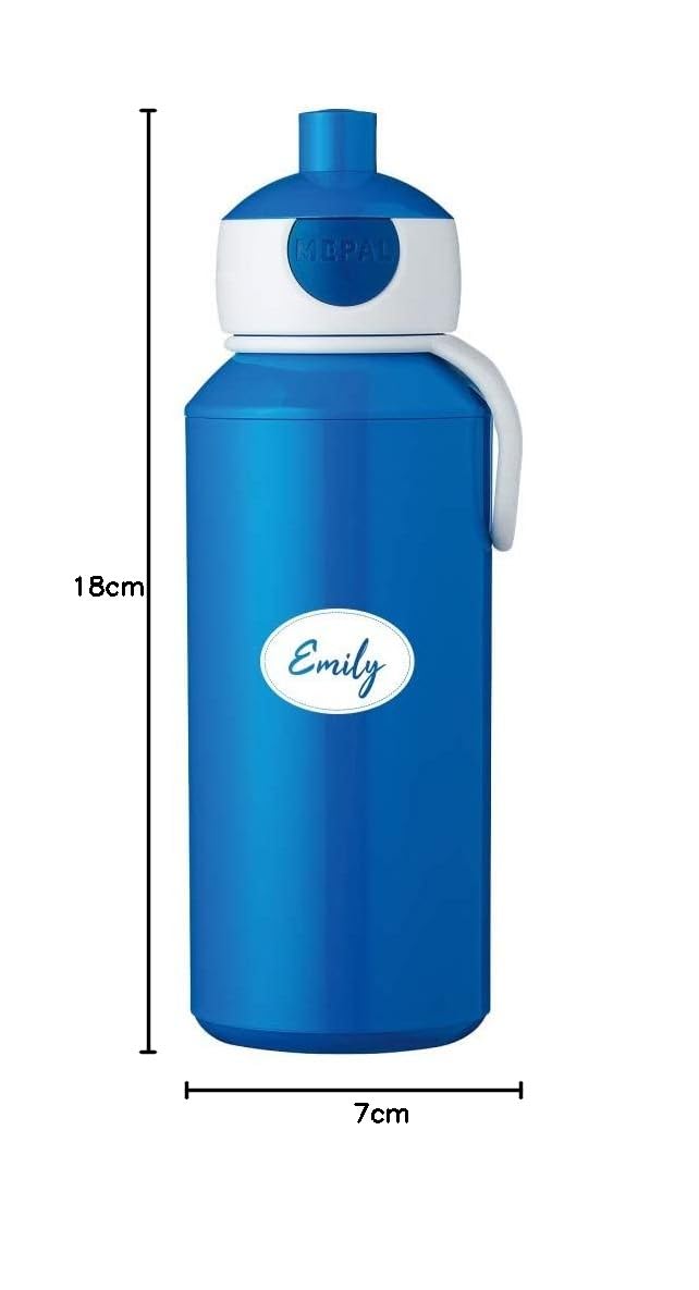 Produktbild von Kleine Wasserflasche 460 Ml Mit Zeitmarkierungen – Auslaufsicher, BPA-frei, Für Sport & Alltag