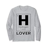 Hydrogen Lover ハイブリッドカークリーンエネルギー燃料電池シンボルH 長袖Tシャツ