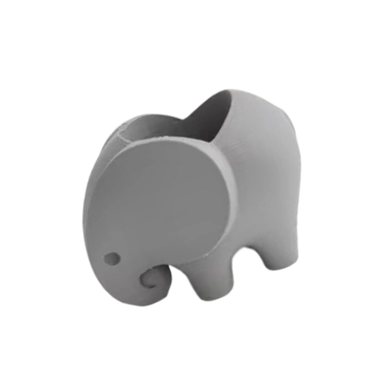 Shurhome Elephant Planter Flower Container for Succulents Plant Indoor Outdoor Garden Desk Home Decoration Plant Lovers Elephant Shaped Flower Container
