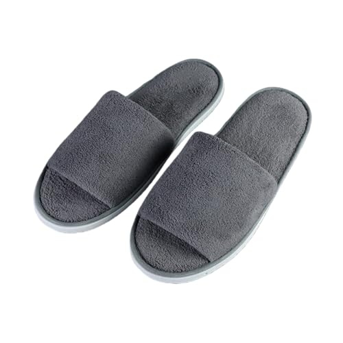 XYNM Chanclas Zapatillas De Interior Suela Gruesa para Hombres Y Mujeres, Medio Paquete Pies Abiertos Hotel, Viajes Spa-grey-29 5x11 5cm