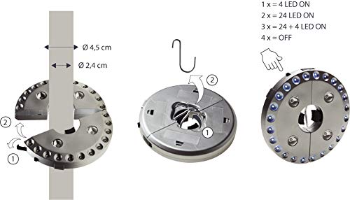 Cao Camping - Lampada da Tenda/ombrellone con 28