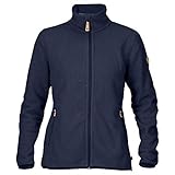 Hoher Kragen FJÄLLRÄVEN Damen Stina Fleecejacke, Dark Navy, M