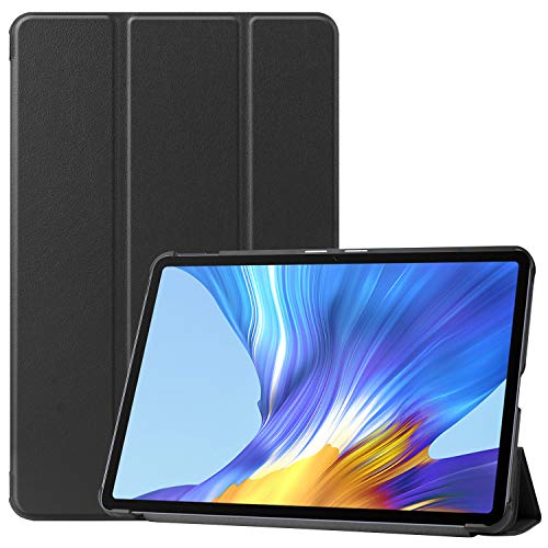 Lobwerk Case for Huawei Honor V6 10.4 Inch Smart Cover Case with Stand Function and Auto Sleep/Wake Function Black
