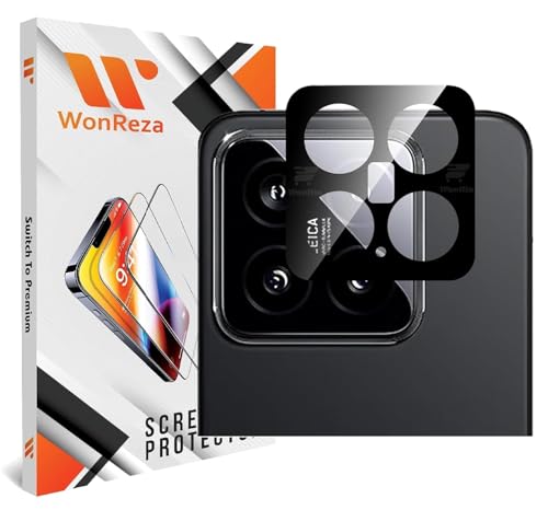 Image of Pack 1- Back Camera Lens Protector for Xiaomi Mi 15 5G [3D Premium] Camera Glass Protector (Black)