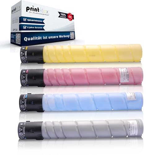 Toner TN-221 compatible Konica Minolta Bizhub C227 C287 | Pack de 4 couleurs de rechange A8K3150