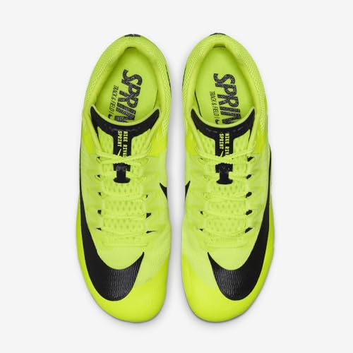 Nike Rival Sprint Track & Field Sprinting Spikes (DC8753-700, Volt/Mint Foam/Coconut Milk/Cave Purple) Size 54