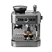 PHILIPS Barista Brew Halbautomatische Espressomaschine - Einfacher & doppelter Espresso + Americano Taste, Bohnenbehälter, Intuitive Führung, Kalibriertes Stampfen, Metall Silber (PSA3218/01)