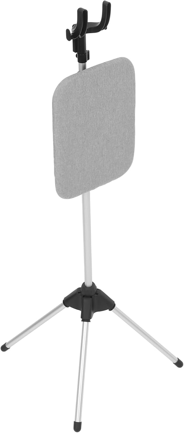 STOBAZA Adjustable Height Clothes Steamer Rack Folding Design Collapsible Fabric Steamer Stand for Easy Ironing Suitable for Home and Travel