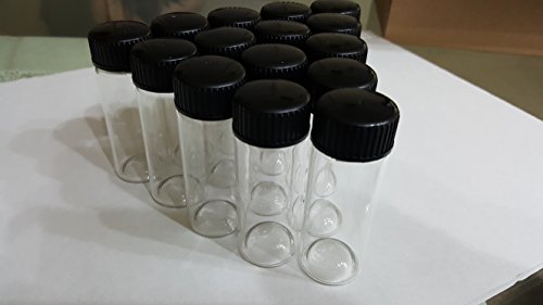 Tiny Small Travel Storage Clear Bottles Glass Mini Jars 1" X 3" Vials 27Mm X 72Mm (Pick Your Quantity) (12) #TOP1