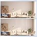 NeatiEase Peel and Stick Wall Molding Kit 6-Frame Premade, Ready-to-Assemble Wall Moulding Panel Frame, Self Adhesive Wainscoting Panels, Accent Molding Trim for Interior Walls Home Decor