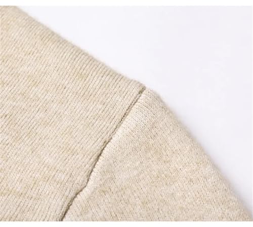 Men's Half Turtleneck Sweaters Knit Pullovers Youth Slim Knitwear4