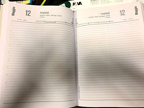 AGENDA MEGA DUE PAGINE PER GIORNO GIORNALIERA ANNO 2021