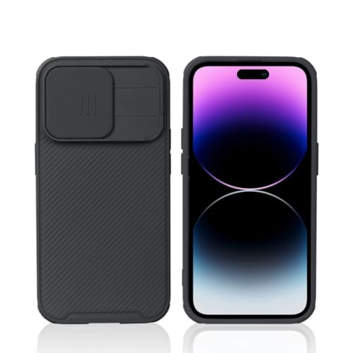 Coque magnétique premium pour iPhone 14 Pro Max en silicone noir