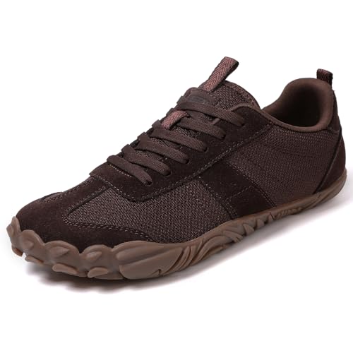 Image of UBFEN Womens Barefoot Shoes Mens Wide Toe Box Zero Drop Minimalist Sneakers | Laces Up, Lightweight, Breathable, Comfortable, Suitable for Walking, Travel, Light Hiking, Trail Running, Tennis, Daily Wear