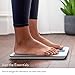 Greater Goods Digital Weight Bathroom Scale, Shine-Through Display, Accurate Glass Scale, Non-Slip & Scratch Resistant, Body Weight Scale, Silver