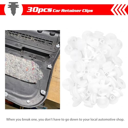 Image of OTUAYAUTO 6505539-AA Door Panel Clips, Replacement for 1999-2003 Jeep Grand Cherokee - 30PCS