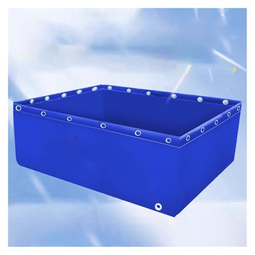 Piscine d'aquaculture pliable pour koï avec vanne de vidange