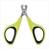 Haustier 2 PCS-Haustier-Nagel Clippers Cat Nagelschere Schneider Trimmer Durable (Grün) (Color : Green)
