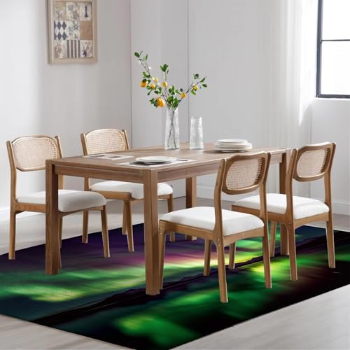 Grand tapis doux 240x300cm style vintage de haute qualité - 5