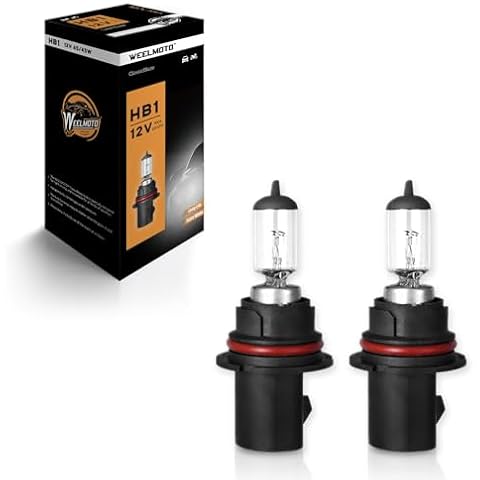 WEELMOTO 9004 HB1 Halogen Bulbs Cover