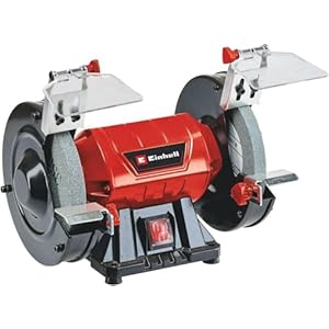 Einhell Slijpmachine TC-BG 150 (vermogen 150 W, voor kleine en grote reparaties, vormcorrecties en polijsten, verkocht met K36/K60 grofslijpschijf)