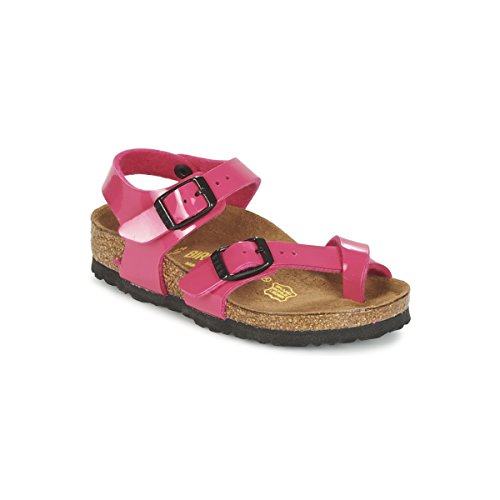 Birkenstock Taormina, Sandales Fille, Rose (Vernis Pink), 26 EU