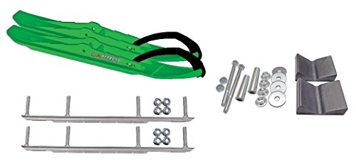 C&A Pro Green XCS Snowmobile Skis w/ 9