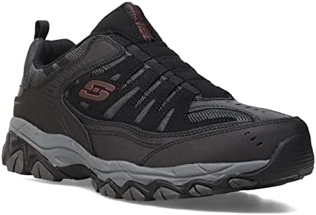 Skechers mens Afterburn M. Fit Wonted Loafer - Black/Charcoal Review | Image 3
