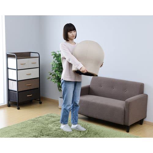 Amazon.co.jp: 山善(YAMAZEN) バランスボール 椅子 スツール 固定 45cm
