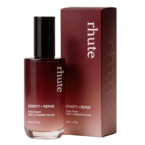 Rhute Hair Serum Rhute Scalp Serum Daily Strengthening Treatment for Weak or Damaged Haireptide-Powered Formula for Thicker (1pcs)