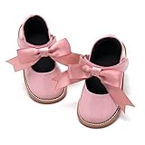 ESTINE Toddler Girls Kids T-Strap Dress School Uniform Oxford (13-Pink-13M)