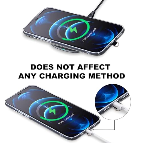 Image of 4 Pcs Phone Tether, Black Phone Charm Holder Phone Wrist Strap Safety Ring for Mobile Anti Theft Phone Lanyard, Secure Phone During Hiking or Trave