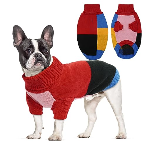 Hjumarayan Dog Jumper, Vintage Dog Jumper Large with Legs, Soft & Warm Sweater with Harness Hole