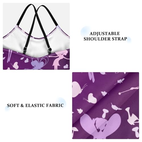 susiyo Girls One Piece Swimsuits Beauty Fairy Bathing Suit Quick Dry Beach Swimwear for Toddler Girl 3-10T3