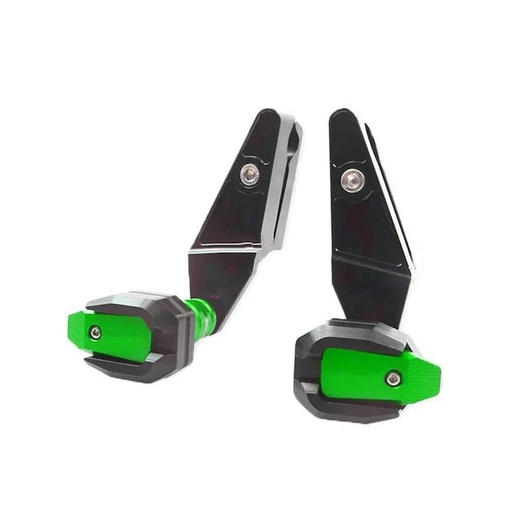 Przednie tylne koło oś widelca suwaki Pasuje Do Cfmoto 250SR 250 SR 300SR 300 SR Motocykl Ochrona Przed Upadkiem Rama Suwak Crash Pad Protector(Green)