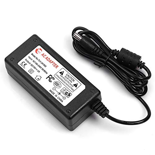 HONGPOE 15V2A Power Adapter AC 100 240V Converter DC 15V 2A 2000mA Power Supply 5.5mm x 2.1mm for LED CCTV