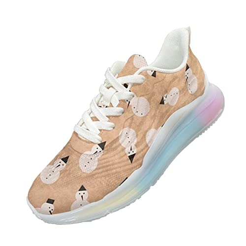 Baskets de course pour femme chaqlin arc-en-ciel chaussure tennis marche fitness