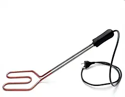 Acendedor Elétrico para Carvão, Resistência em Aço Inox, Cabo Ergonômico (110, Volts)