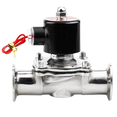 Électrovanne DN40 DC24V inox SUS304 Tri Clamp vanne solénoïde sanitaire - 2