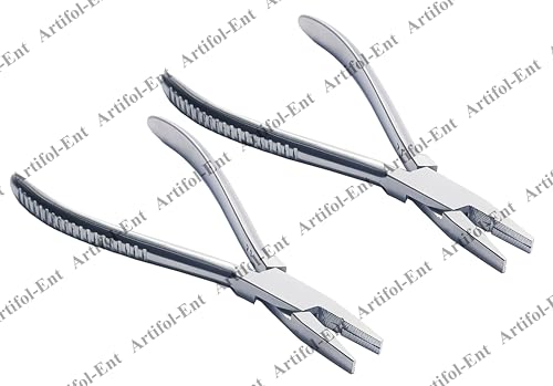 Surgical Wire Grasping Forceps 17cm 2 Pcs Instruments