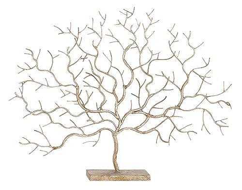 Deco 79 Metal Tree Decorative Sculpture Home Decor Statue Accent Figurine 32 x 4 x 24 Silver